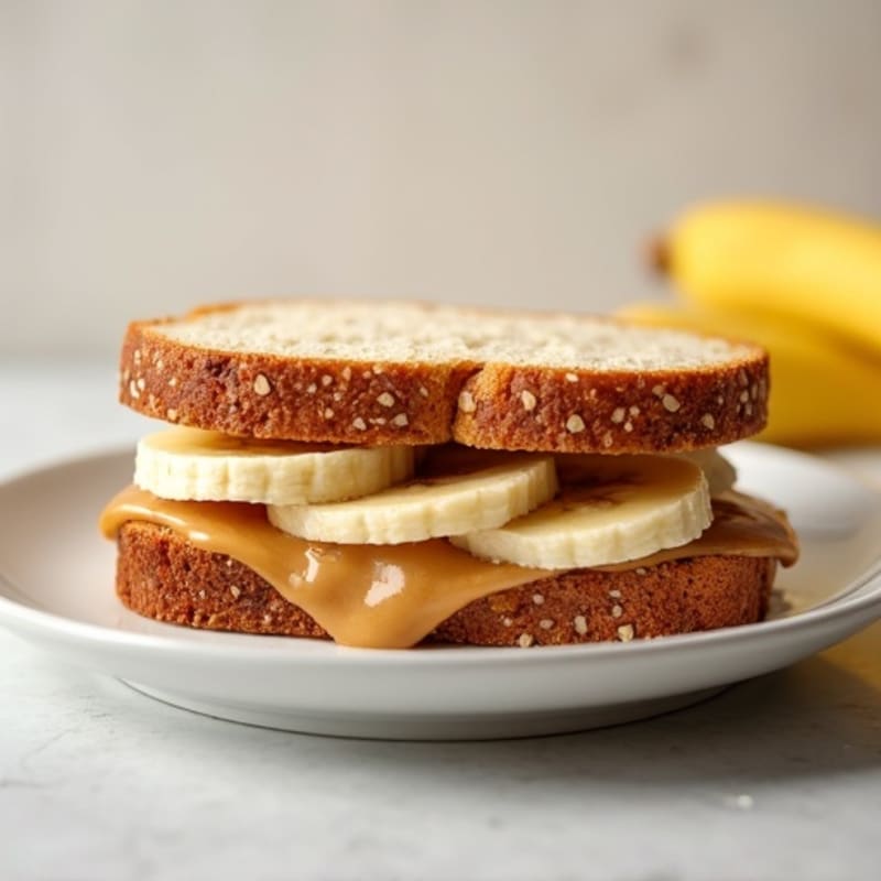 Protein-Packed Almond Butter Banana Sandwich