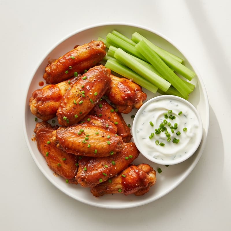 Crispy Chipotle BBQ Chicken Wings