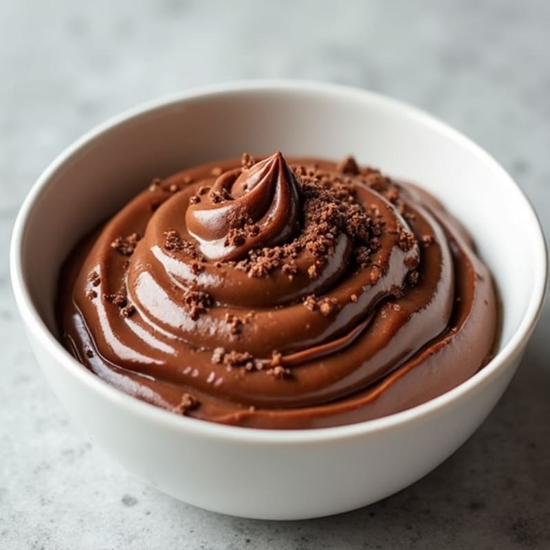 Silky Chocolate Protein Pudding with Greek Yogurt