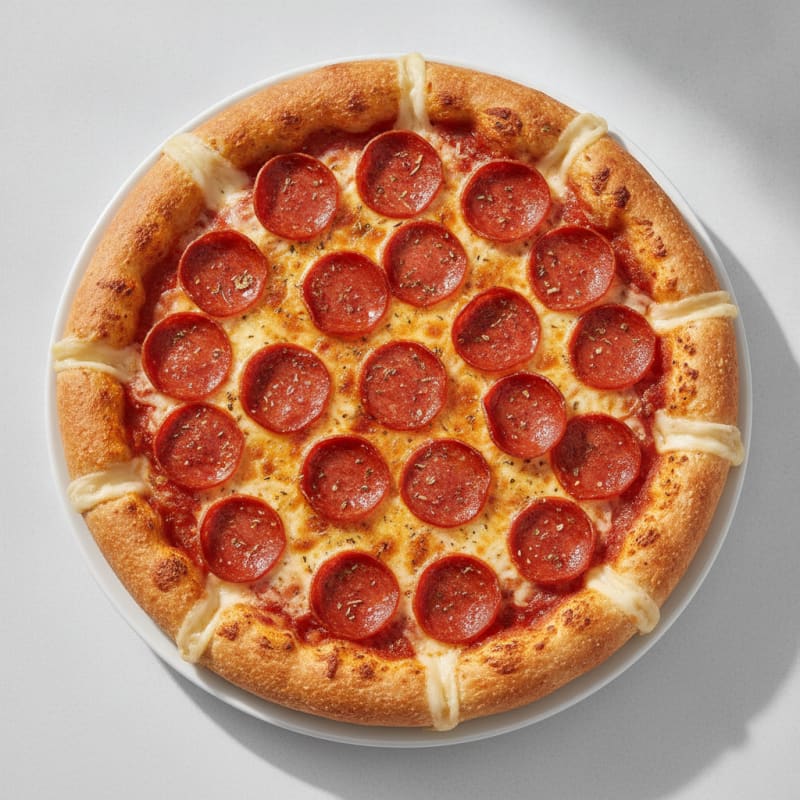 Stuffed Crust Pepperoni Pizza