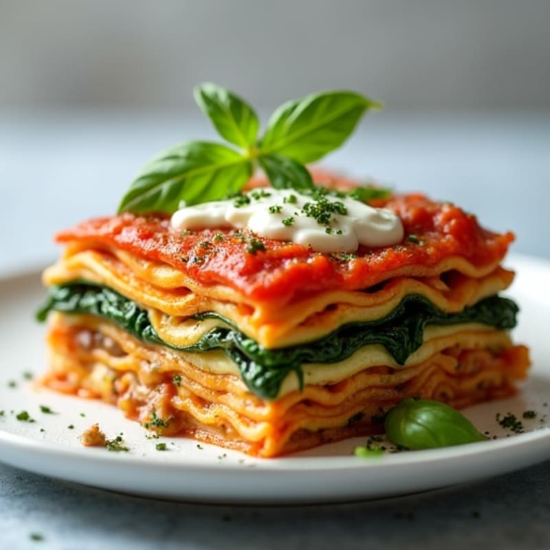 Healthy Layered Veggie Lasagna