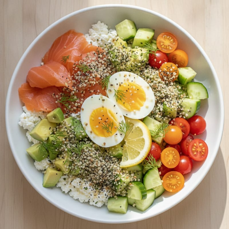 Savory Cottage Cheese Breakfast Bowl