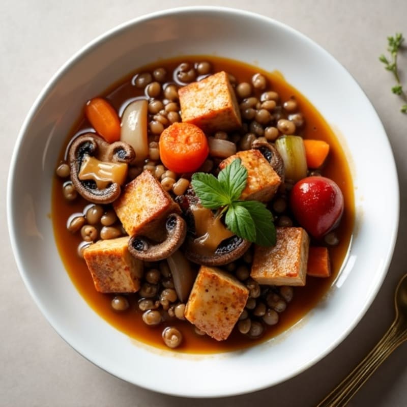 Hearty Mushroom Bourguignon