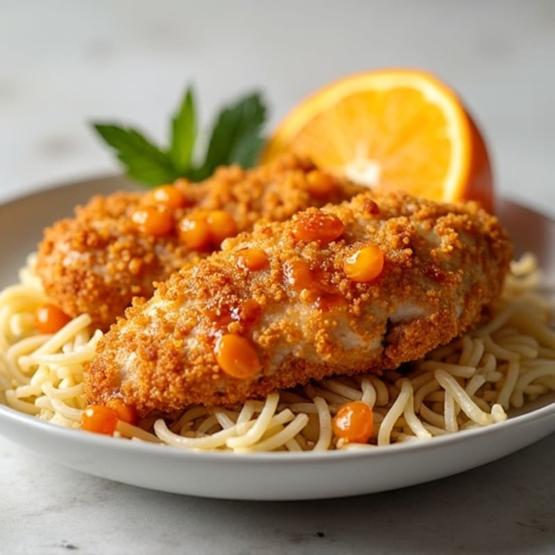 Crispy Baked Orange Chicken
