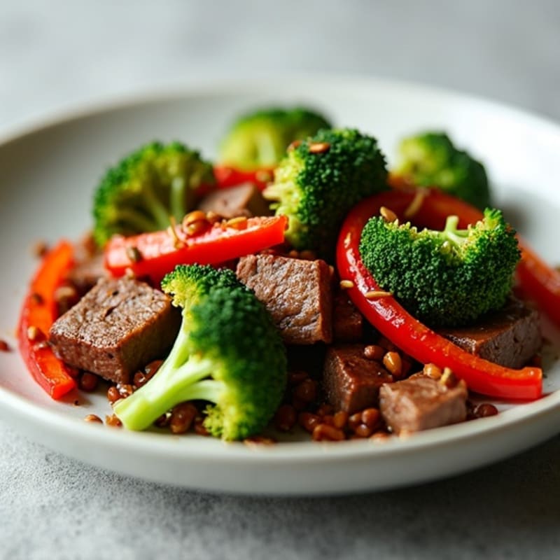 Lean Beef and Crispy Broccoli Stir-Fry