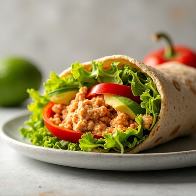 Fresh Spicy Tuna Wrap