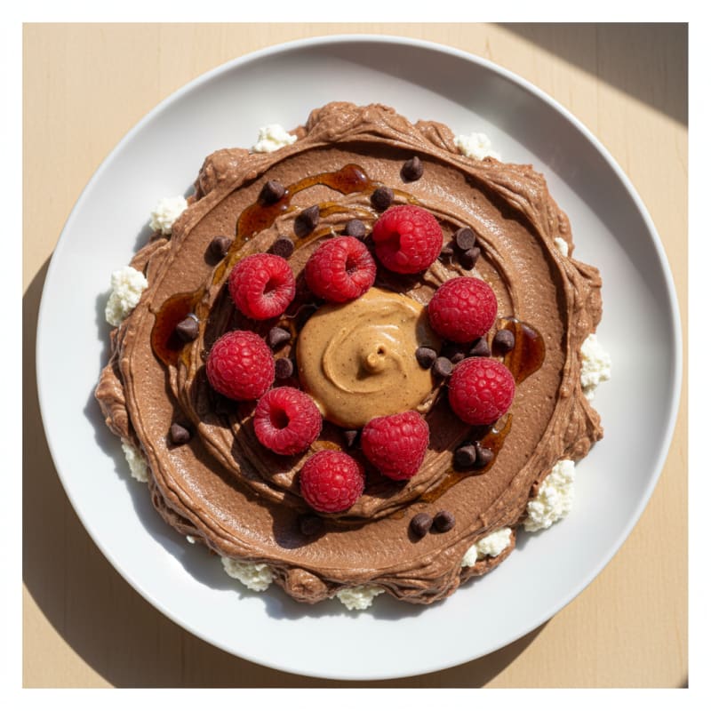 Creamy Cottage Cheese Chocolate Protein Pudding