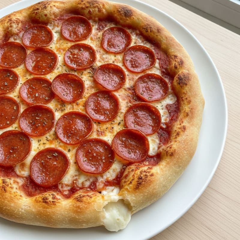 Stuffed Crust Pepperoni Pizza
