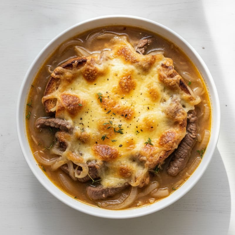 High-Protein French Onion Soup