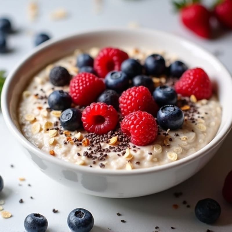 Creamy Protein-Packed Berry Overnight Oats