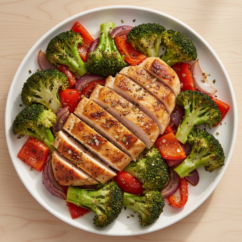 Garlic Herb Roasted Chicken and Vegetables
