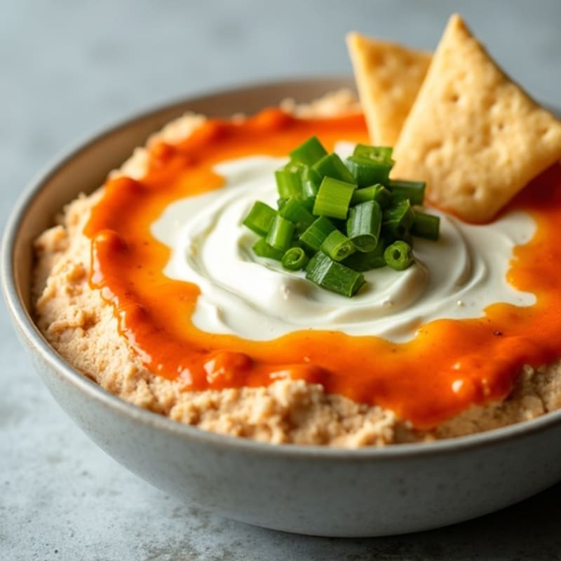 Creamy Greek Yogurt Buffalo Chicken Dip