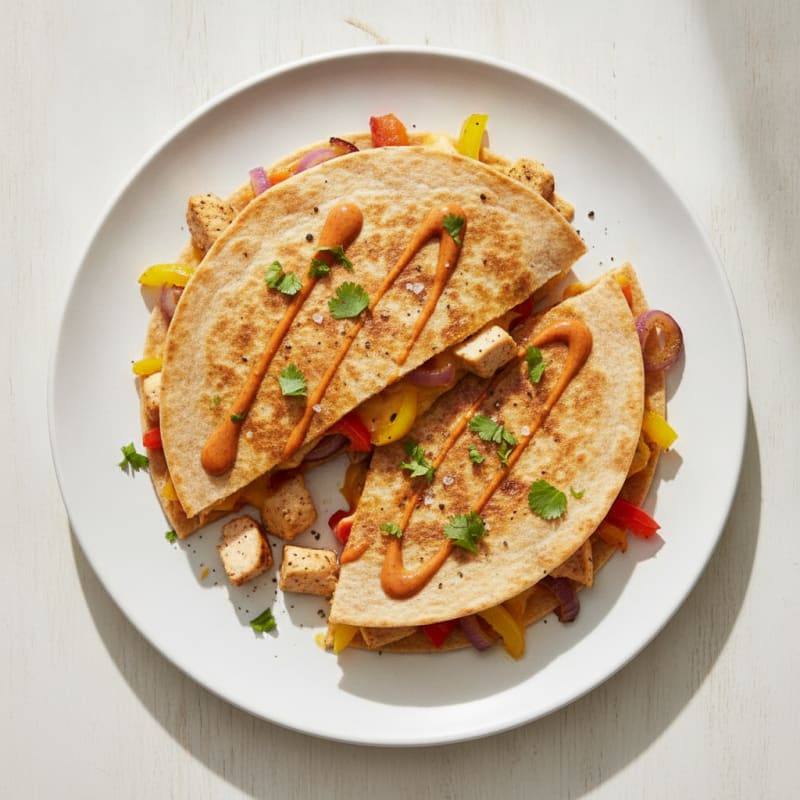 Chicken and Cheese Quesadillas