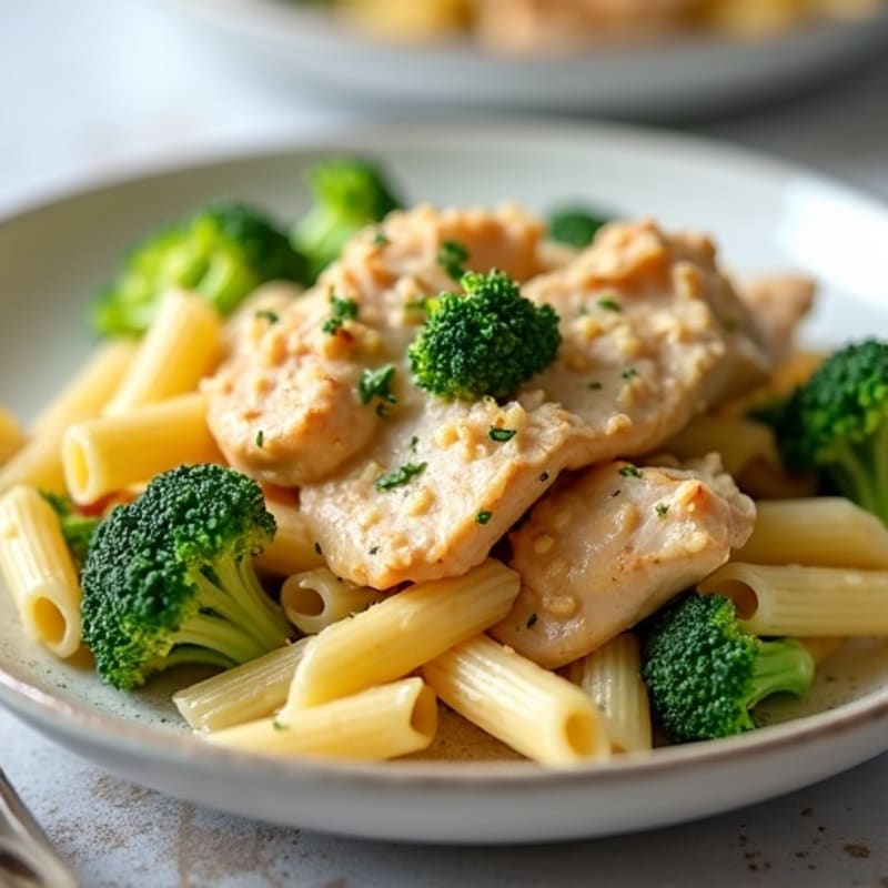 Creamy Chicken and Broccoli Pasta Bake