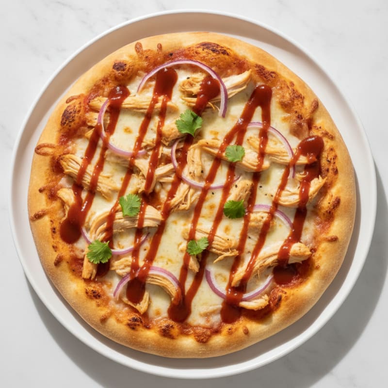 High-Protein BBQ Chicken Pizza