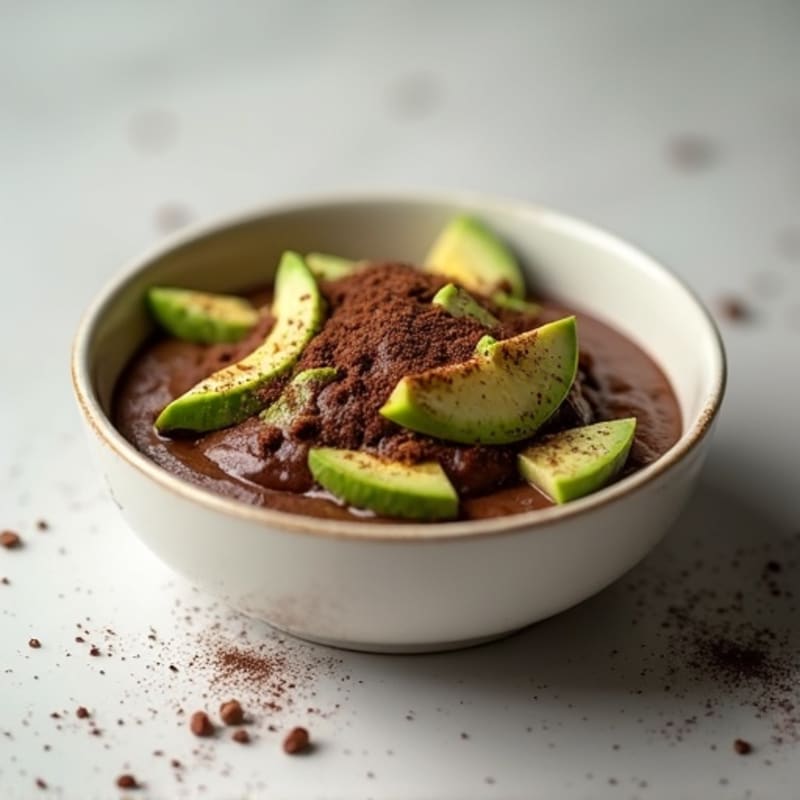 Silky Dark Chocolate Avocado Mousse
