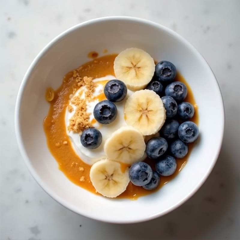 Creamy Peanut Butter Protein Yogurt Bowl