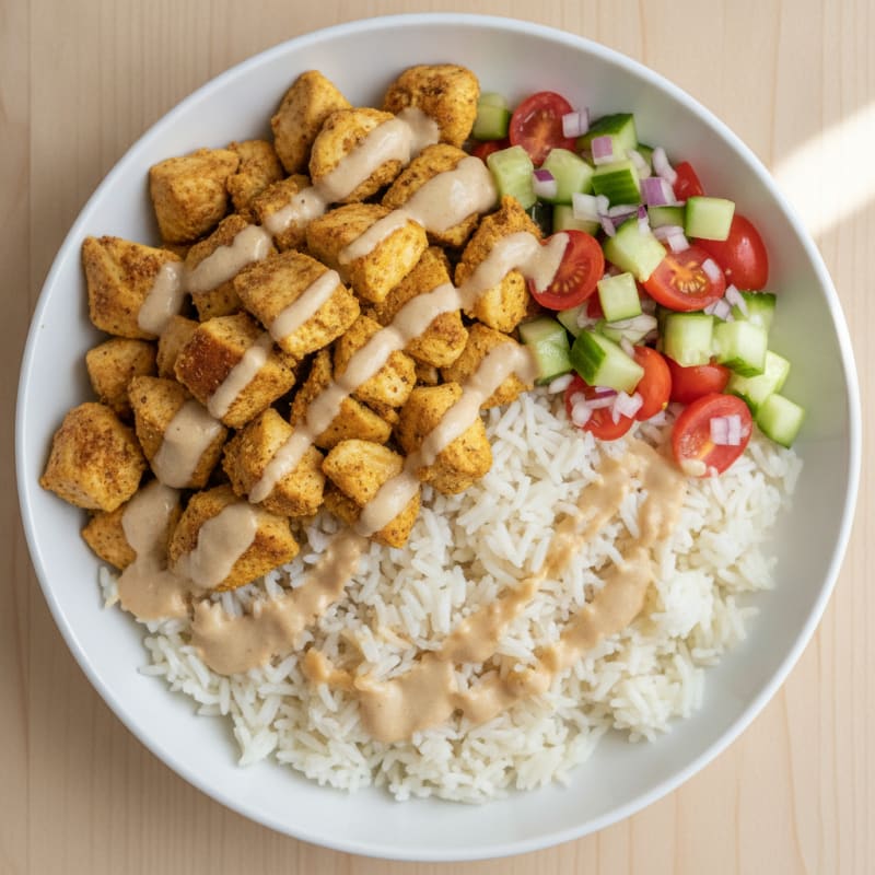 Chicken Shawarma Rice Bowl