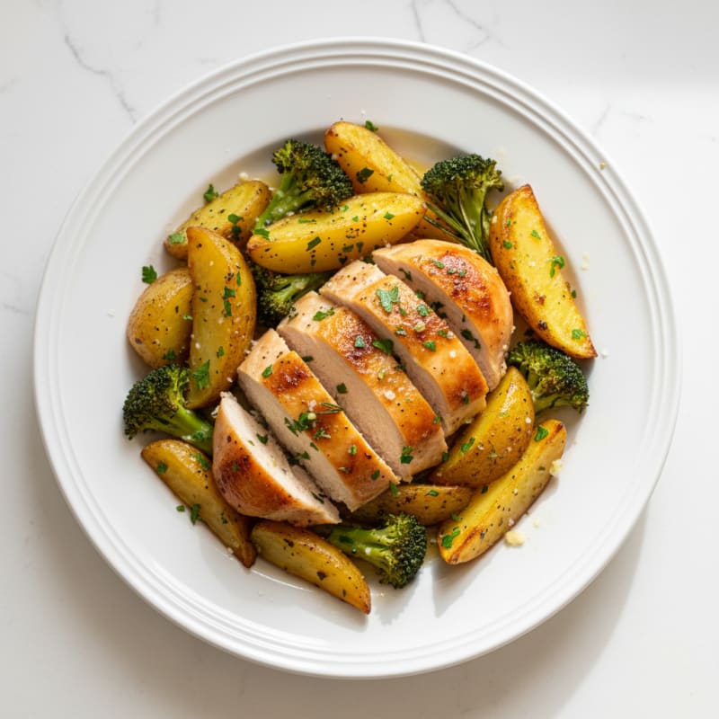 Garlic Herb Roasted Chicken and Potatoes