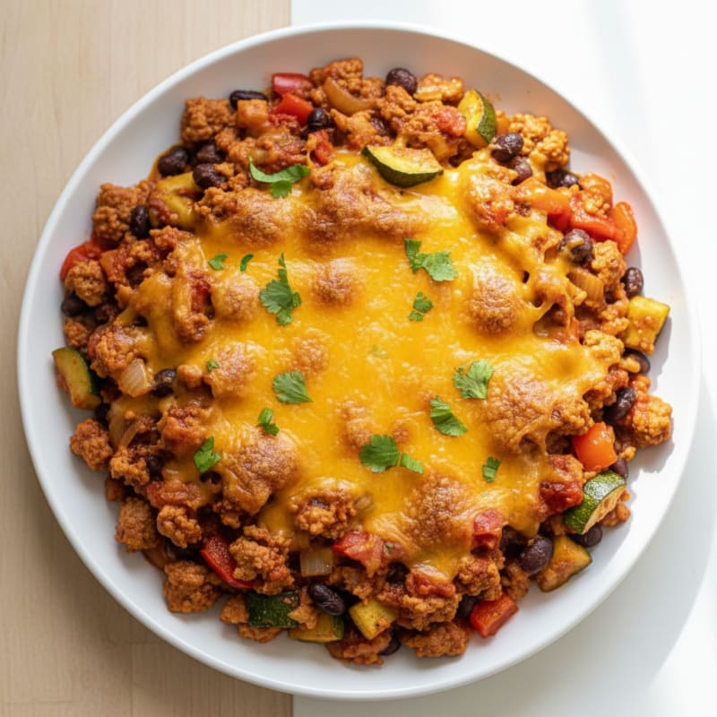 Ground Turkey Enchilada Skillet
