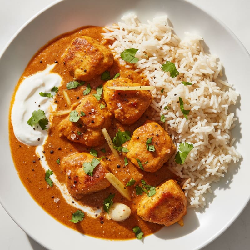 Chicken Tikka Masala with Basmati Rice