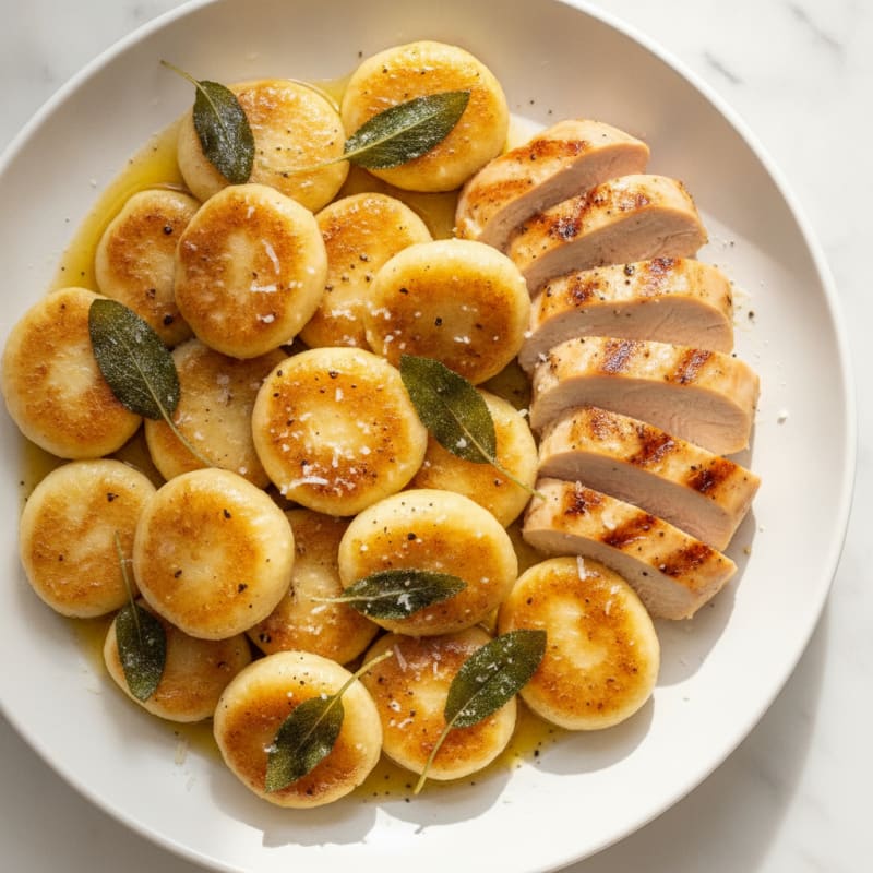 Ricotta Gnocchi with Sage Butter Sauce