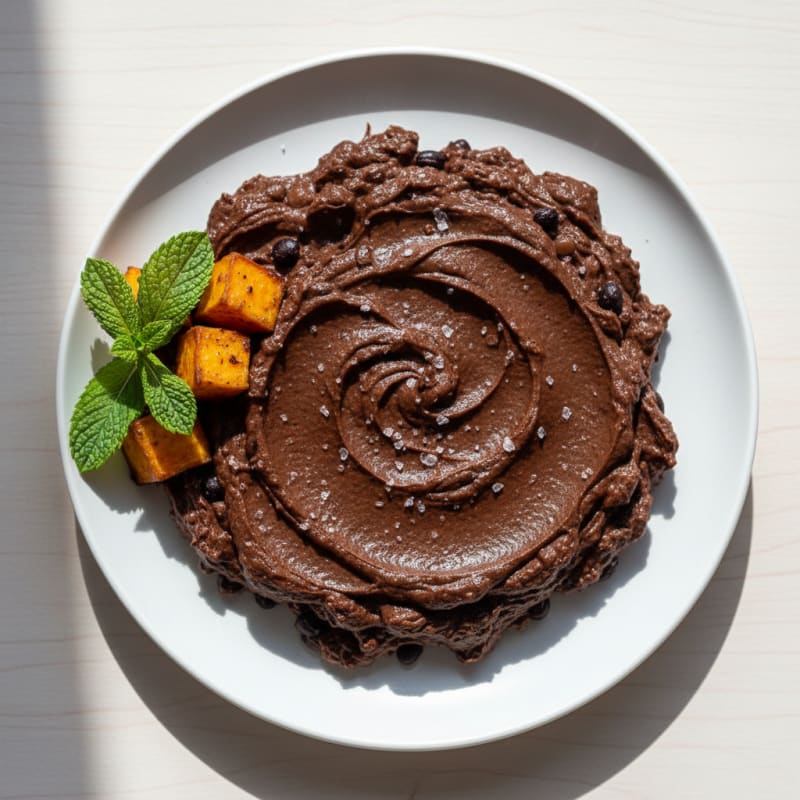 Silky Chocolate Protein Bean Pudding