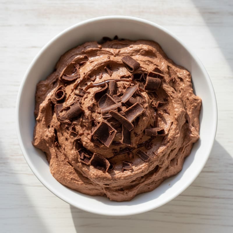 High-Protein Greek Yogurt Chocolate Mousse