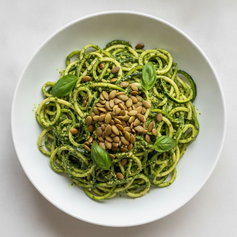 Vibrant Raw Vegan Zucchini Pasta