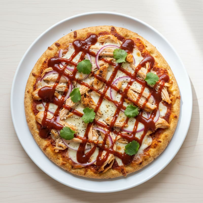 High-Protein BBQ Chicken Pizza