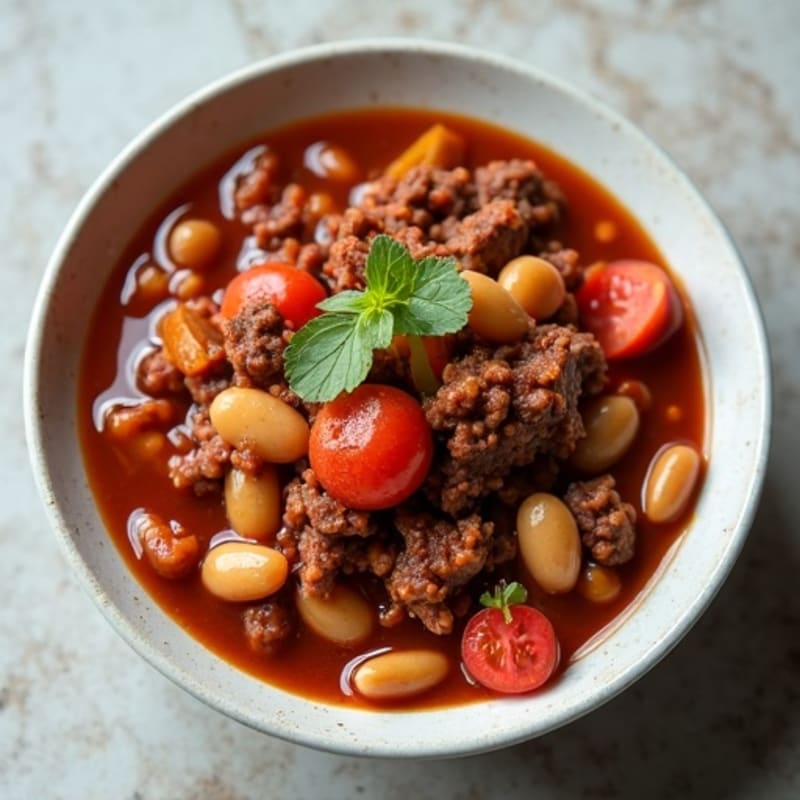 Lean Beef and Bean Homestyle Chili