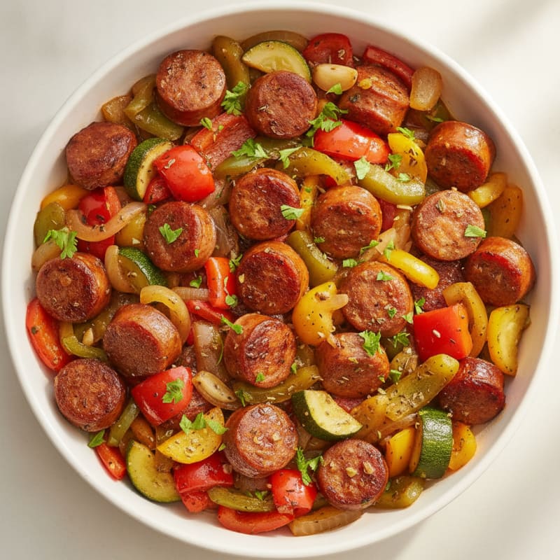Sausage and Peppers Skillet