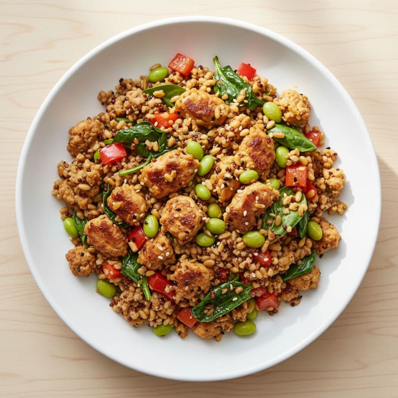Savory Sesame Chicken and Multigrain Bowl