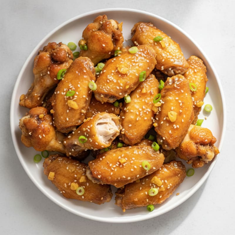 Baked Honey-Garlic Chicken Wings