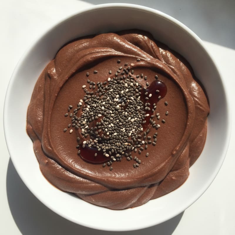 Chocolate Protein Pudding with Greek Yogurt