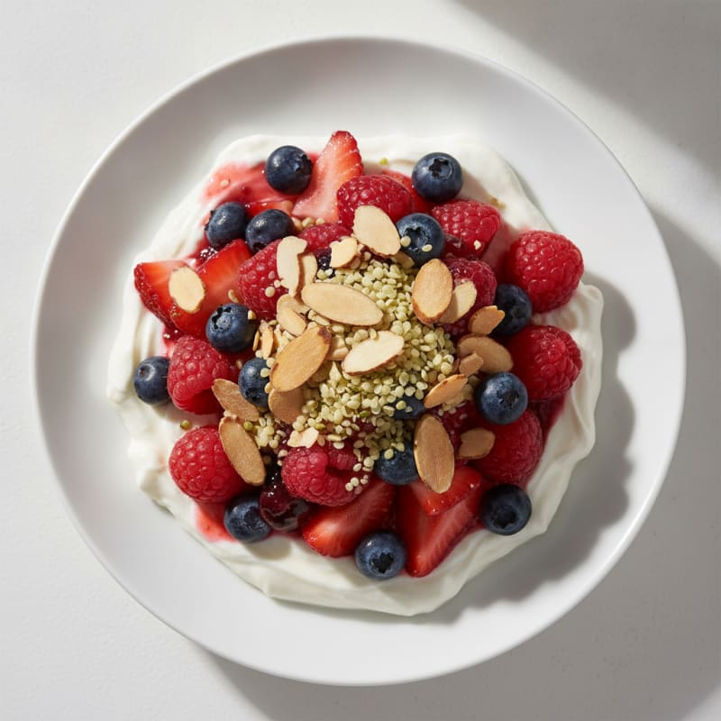 Creamy Greek Yogurt Protein Parfait with Mixed Berries