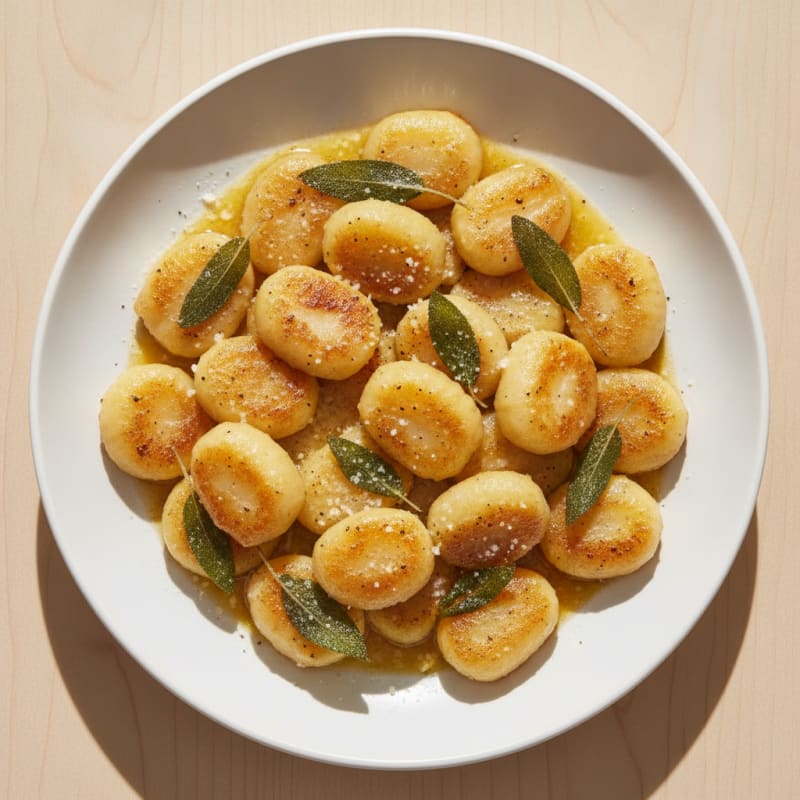 Ricotta Gnocchi with Sage Butter Sauce