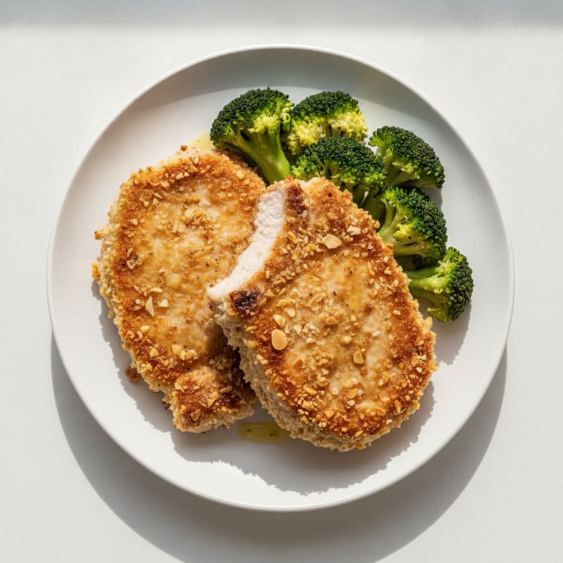 Pan-Fried Breaded Pork Chops