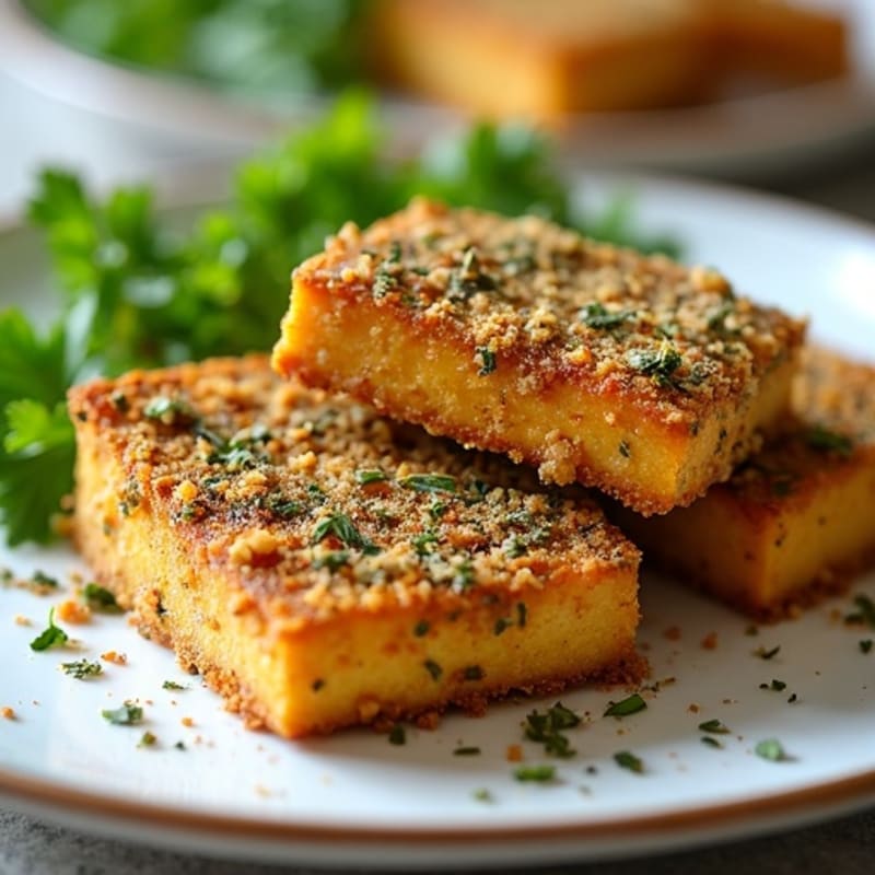 Herb-Crusted Pan-Seared Tofu Steaks