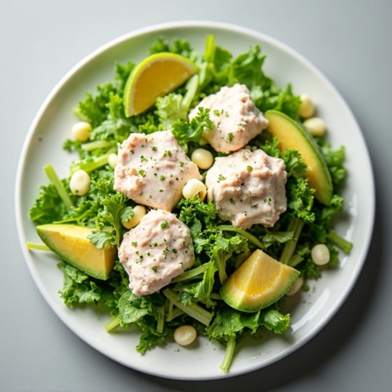 Creamy Lemon Dill Tuna Salad with Crisp Greens