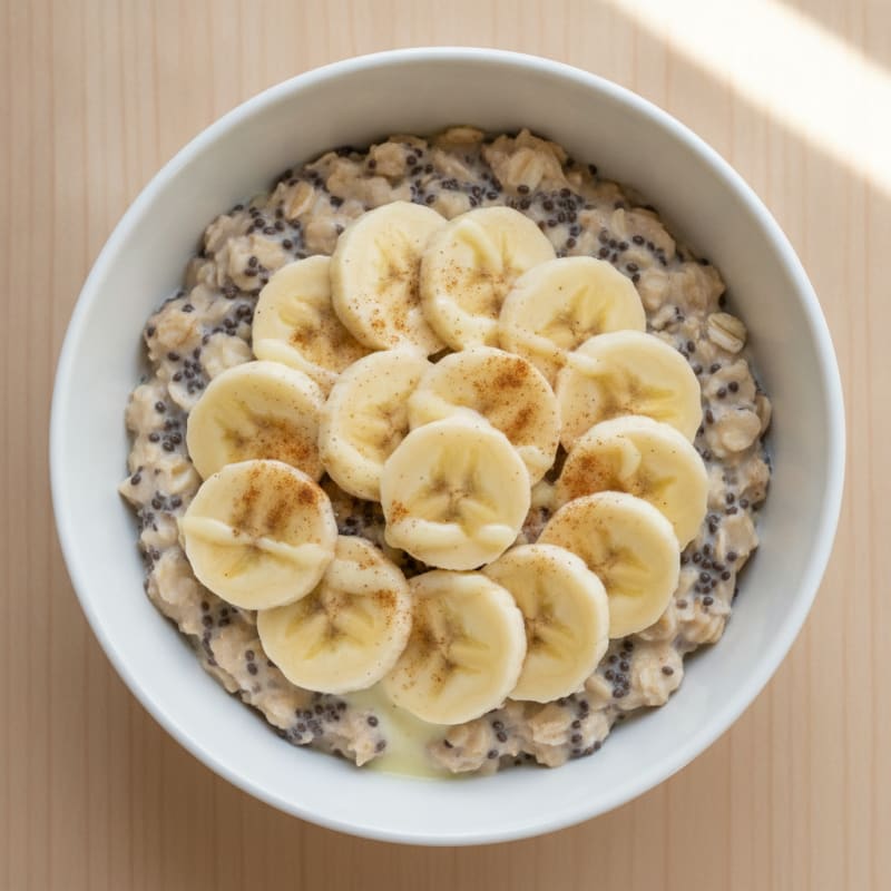 Banana Chia Overnight Oats