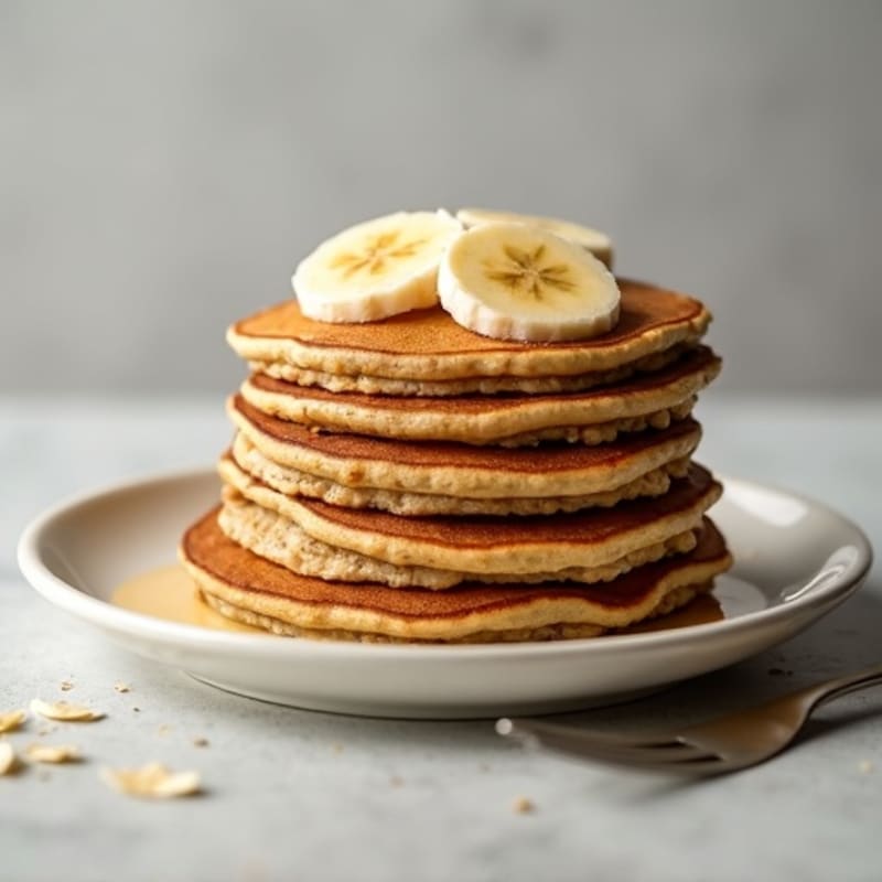 Protein-Packed Banana Oat Pancakes