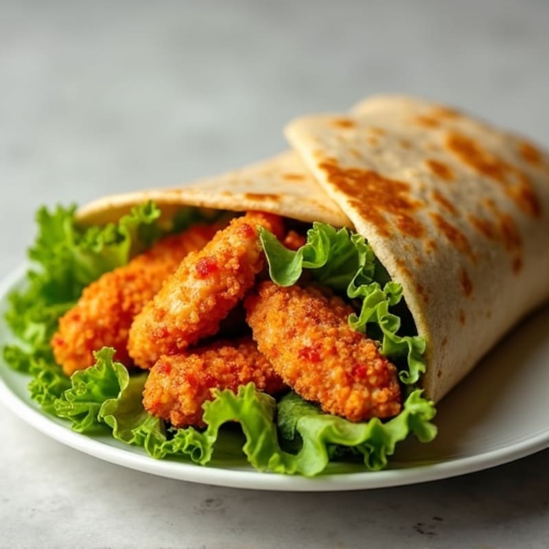 Crispy Buffalo Chicken Wraps