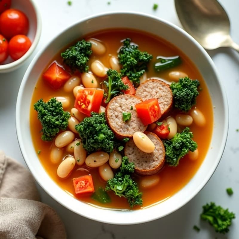 Hearty Italian White Bean and Kale Soup