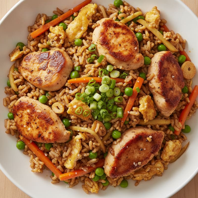 Chicken and Vegetable Fried Rice