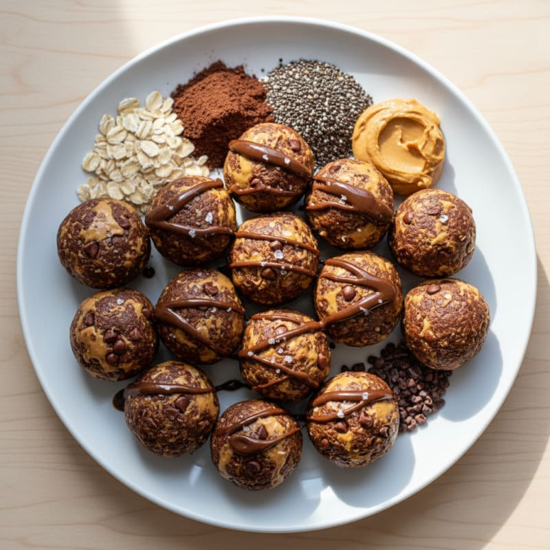 No-Bake Chocolate Peanut Butter Energy Bites