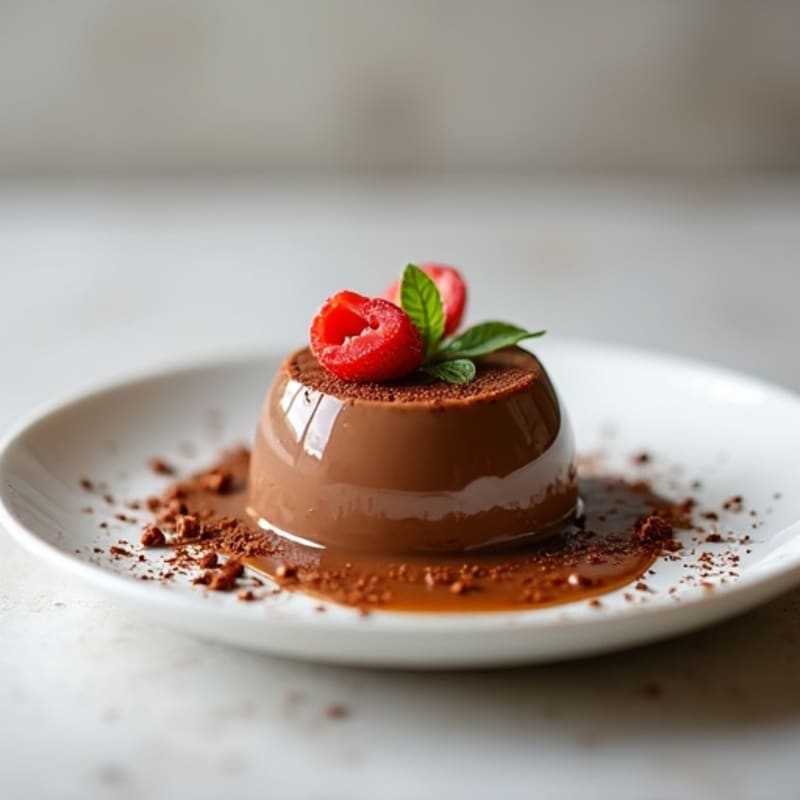 High-Protein Chocolate Egg Custard