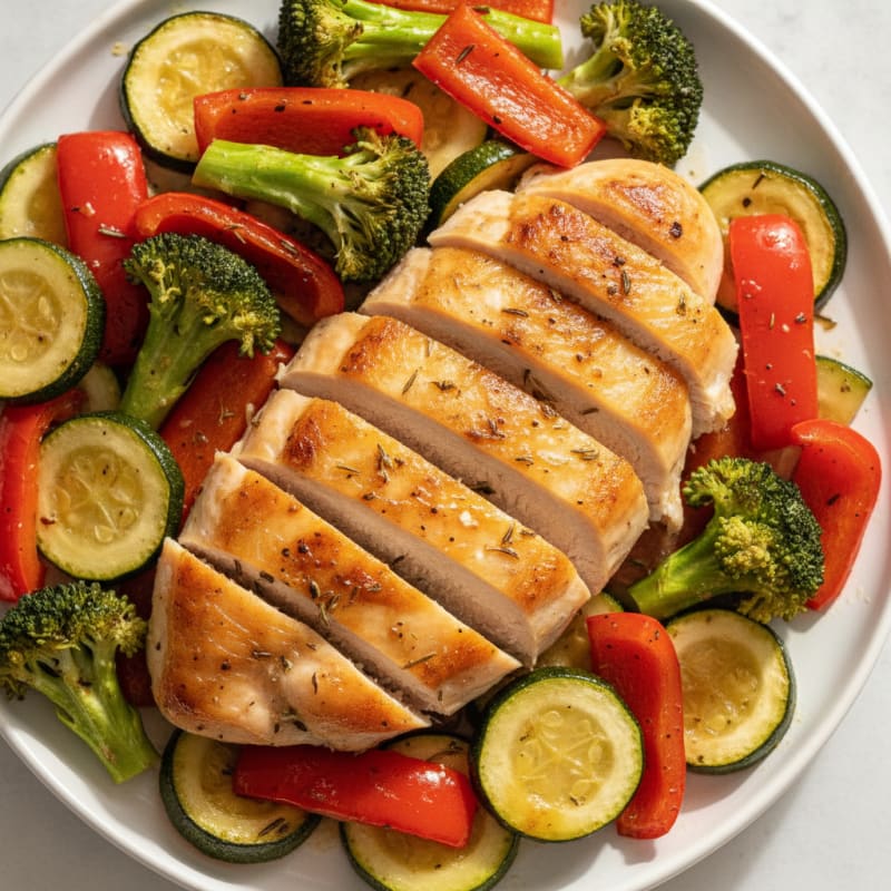 Lemon Herb Roasted Chicken and Vegetables