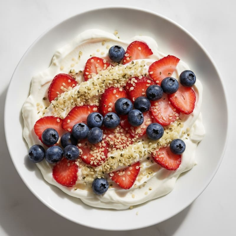 Creamy Greek Yogurt Protein Parfait with Berries