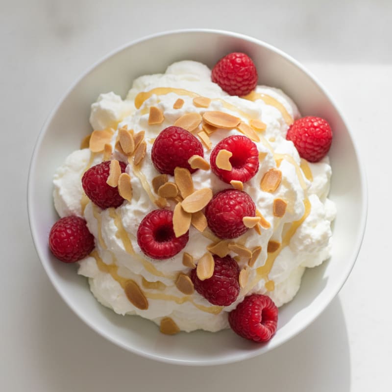 Greek Yogurt Protein Mousse with Fresh Berries